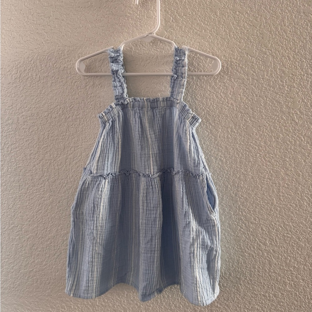 Cat & Jack Light Blue Textured Dress